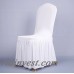 Falda plisada elástico banquete cubierta una pieza elástica cubierta de la silla de la boda ali-09291585